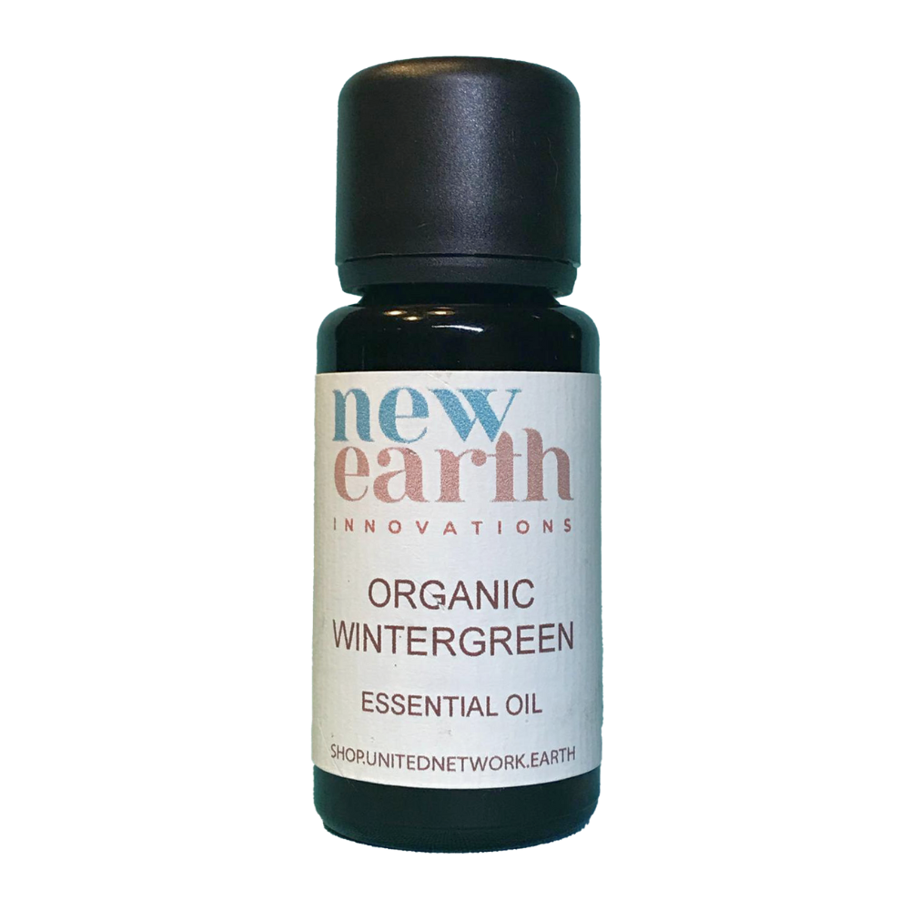 Essential Oil Organic Wintergreen - 15ml Euro Dropper Bottle